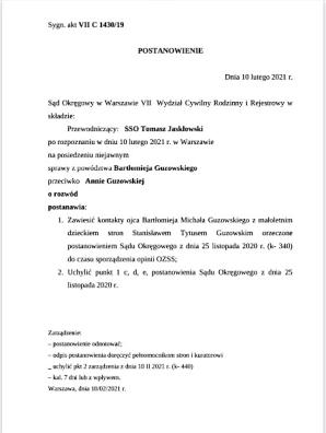 [VIDEO] POZEW O 50 MILIONÓW ZA DZIECKO: Czy prezes Sądu Okręgowego w Warszawie Piotr Schab uzna swój sąd za niesprawiedliwy? Przez to, co wyrabia sędzia Tomasz Jaskłowski?